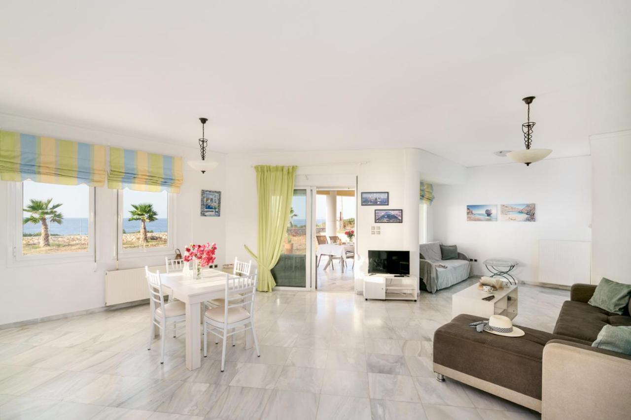 Family Big Apartment Next To The Sea 2-5 People Аципопуло Экстерьер фото