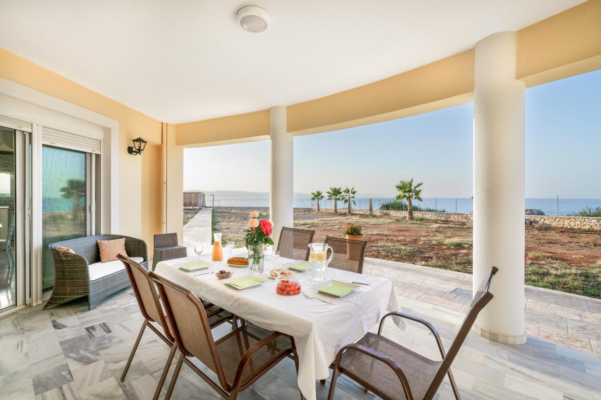 Family Big Apartment Next To The Sea 2-5 People Аципопуло Экстерьер фото